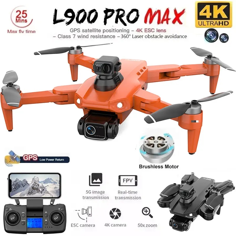 Brushed Drone Motor - L900 Pro MAX GPS Drone 4K
