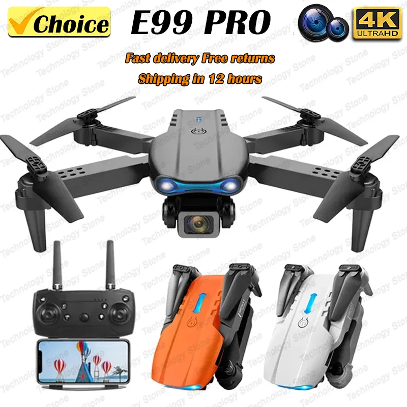 Brushed Drone Motor - K3 E99PRO Drone with Dual HD