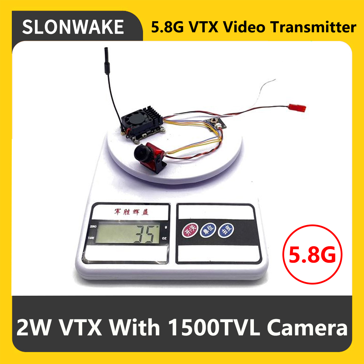 Drone With Camera - SLONWAKE 5.8G 2000mW FPV VTX Transmitter