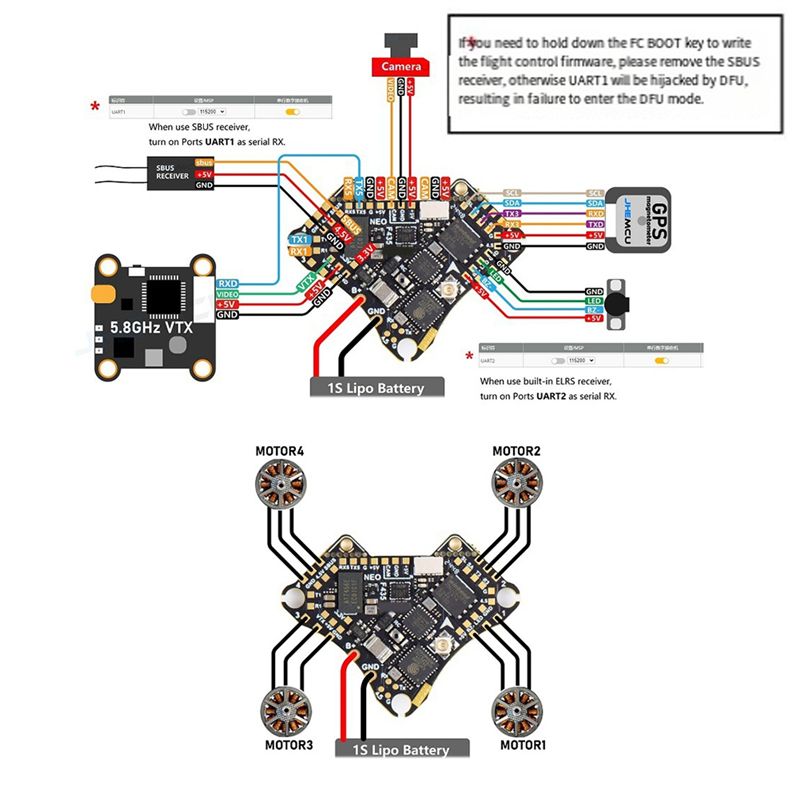 FBIL-F435 NEO 1S AIO Flight Co - 4 In 1 Esc ulasan dan harga