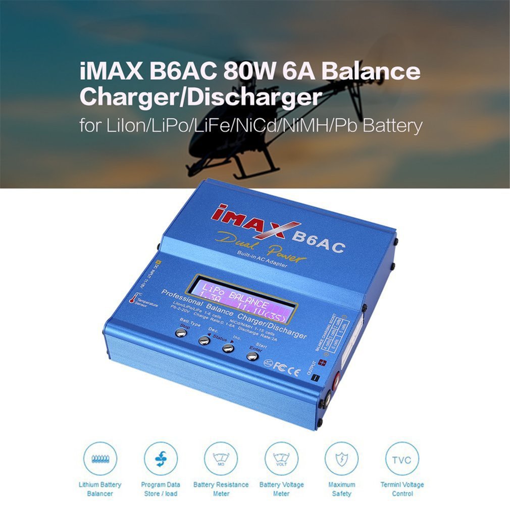 For iMAX B6AC 80W Battery Char - Balance Charger Rc ulasan dan harga