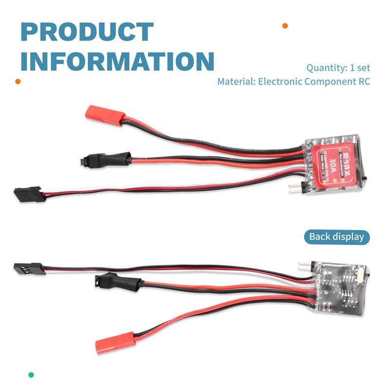 A49K-2X Micro-ESC 30A Brushed  - 4 In 1 Esc ulasan dan harga