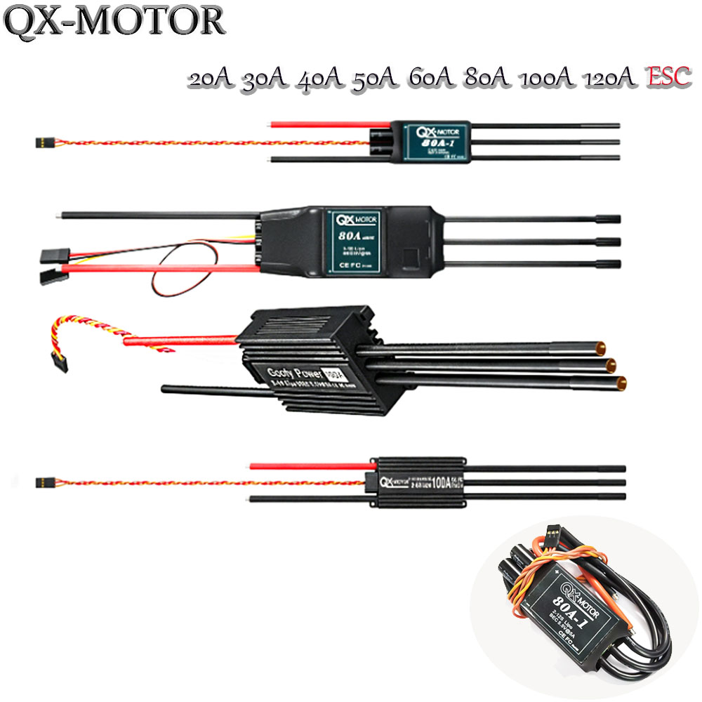 20A-120A Brushless ESC Speed C - Brushed Drone Motor ulasan dan harga