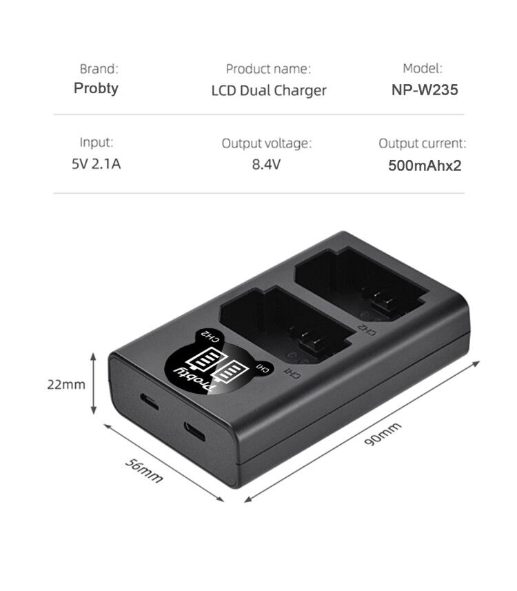 2200mAh NP-W235 NP W235 Batter - Drone With Camera ulasan dan harga