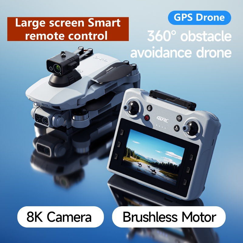 Large GPS Screen Dron Aerial B - 4 In 1 Esc ulasan dan harga