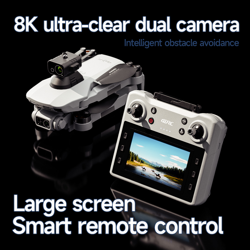 Large GPS Screen Dron Aerial B - 4 In 1 Esc ulasan dan harga