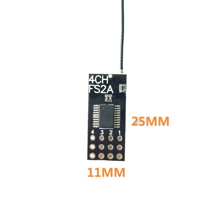 Flysky FS2A Mini Receiver 4CH  - Mini Drone ulasan dan harga