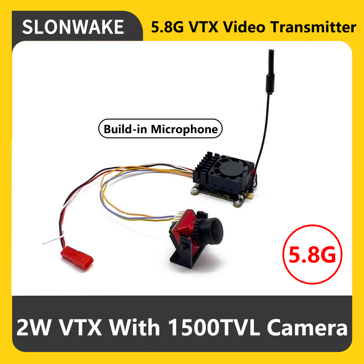 SLONWAKE 5.8G 2000mW FPV VTX T - Drone With Camera ulasan dan harga