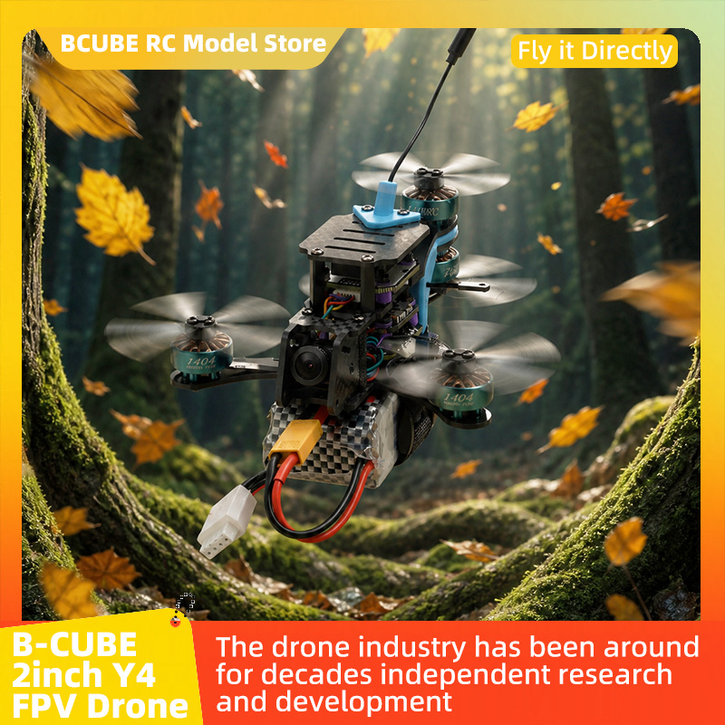 B-CUBE 2inch Y4 FPV Drone Fram - F722 Flight Controller ulasan dan harga