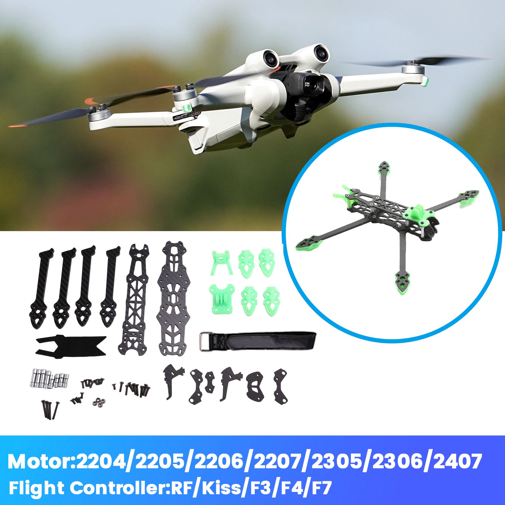YSUN-MARK4-HD Mark 4 HD 5Inch  - Carbon Fiber Drone Frame ulasan dan harga