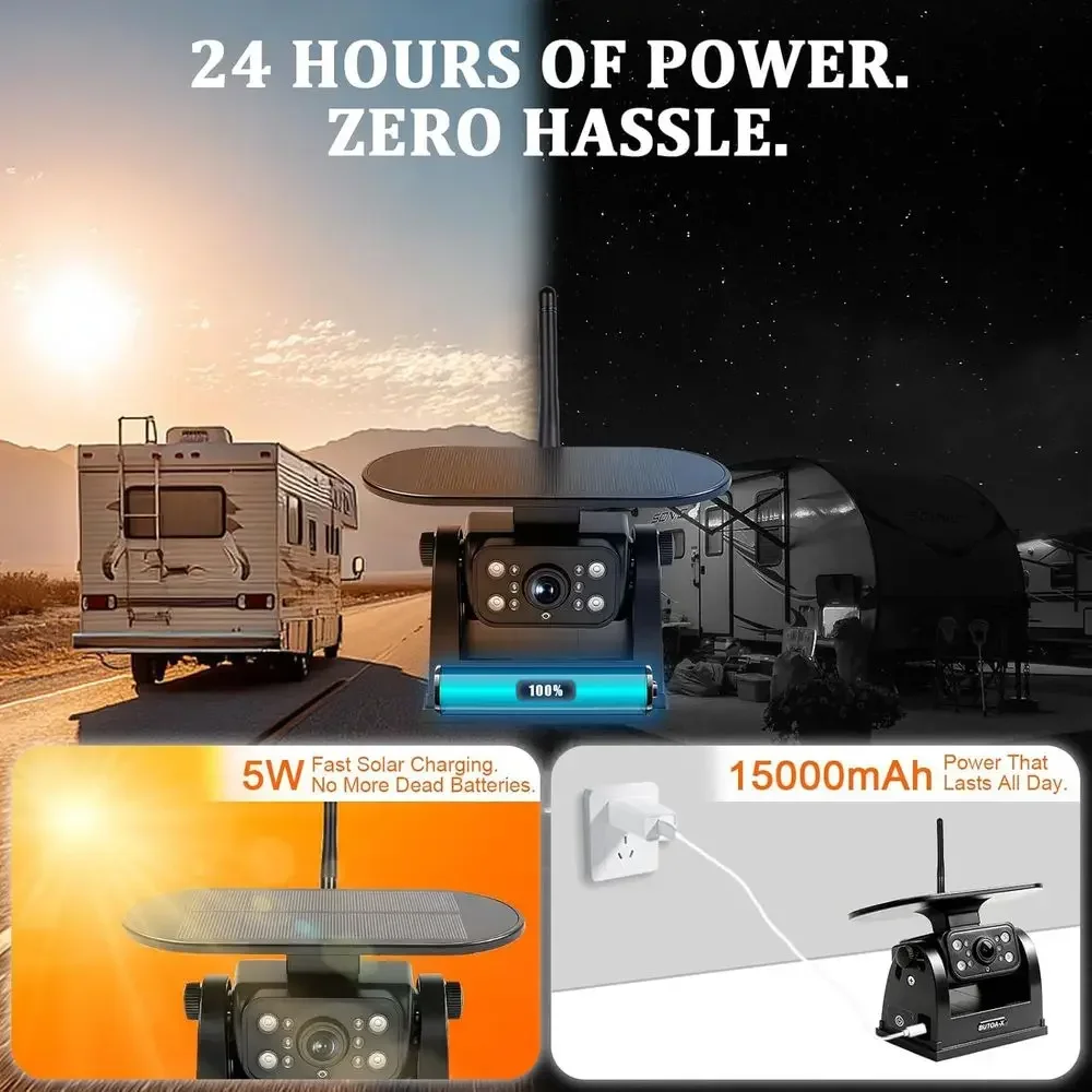 X5 Magnetic Solar Wireless Bac - Hd Zero Camera ulasan dan harga