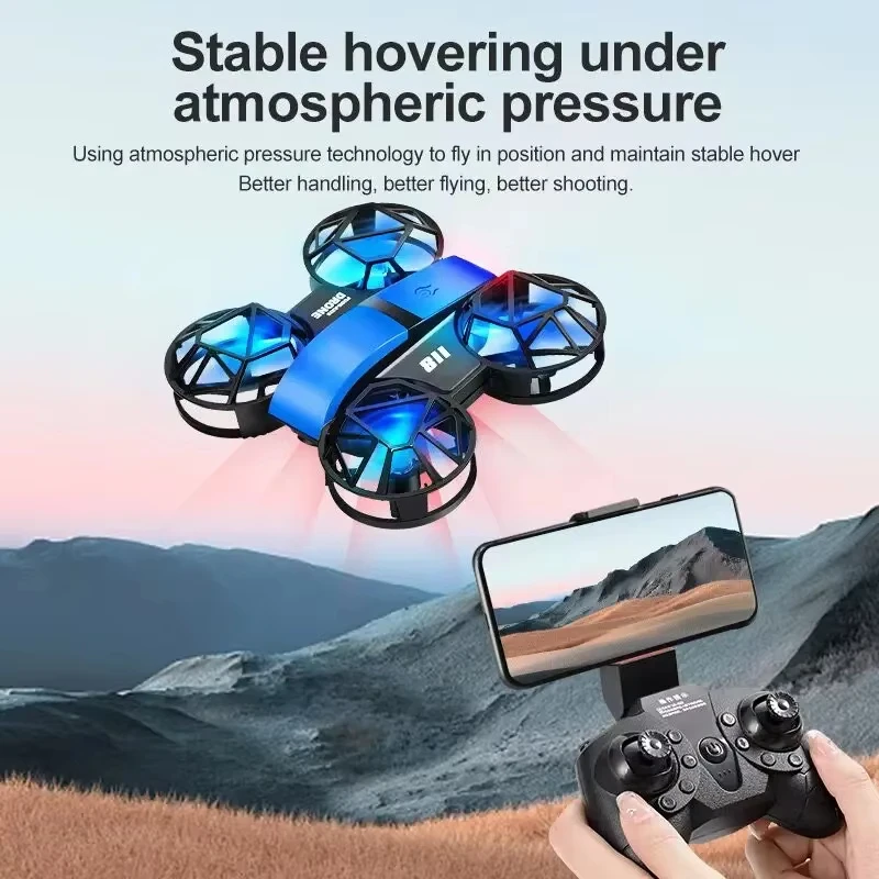 D12 Mini Drone 4k Profession H - Brushed Drone Motor ulasan dan harga