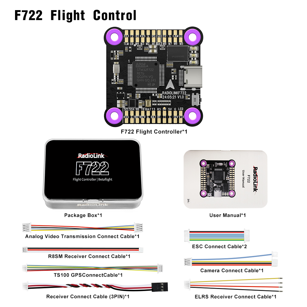 Radiolink F722 Flight Control  - F722 Flight Controller ulasan dan harga