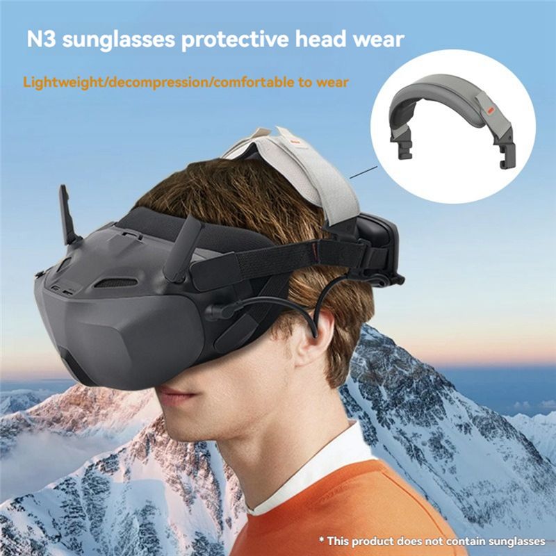 Y44A Auxiliary Headband for DJ - Drone Goggles Dji ulasan dan harga