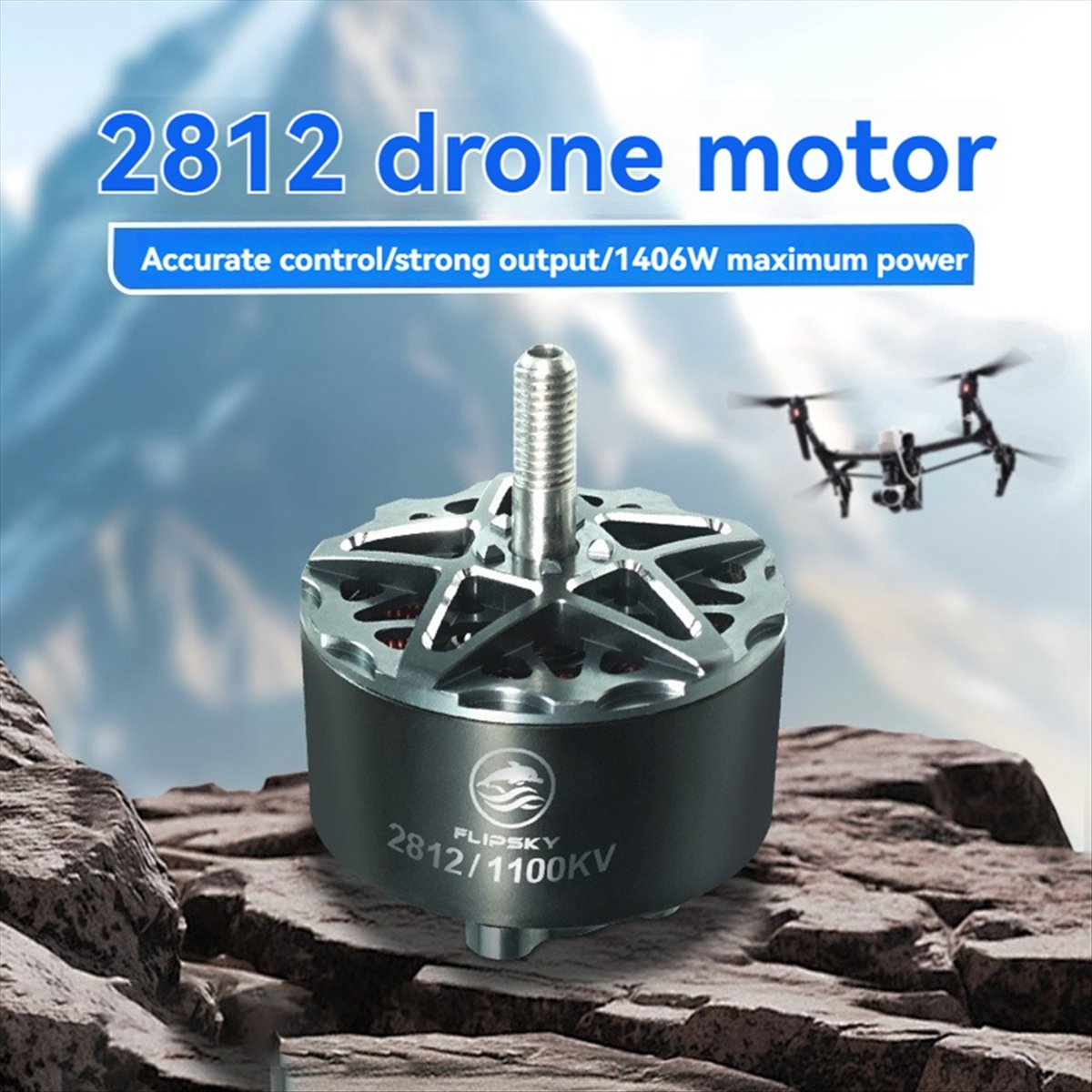 【Motor Parts】 2812 1100KV Brus - Fpv Drone ulasan dan harga